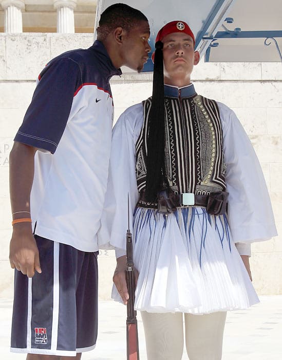 Kevin Durant and Presidential Guard